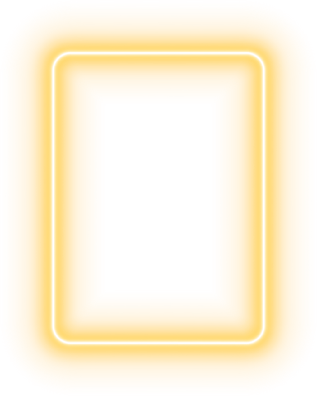 Neon Frame Yellow