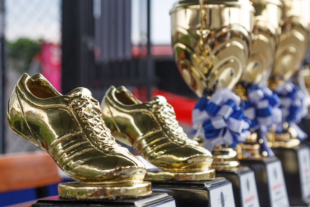 The Golden Boot award for the best football player