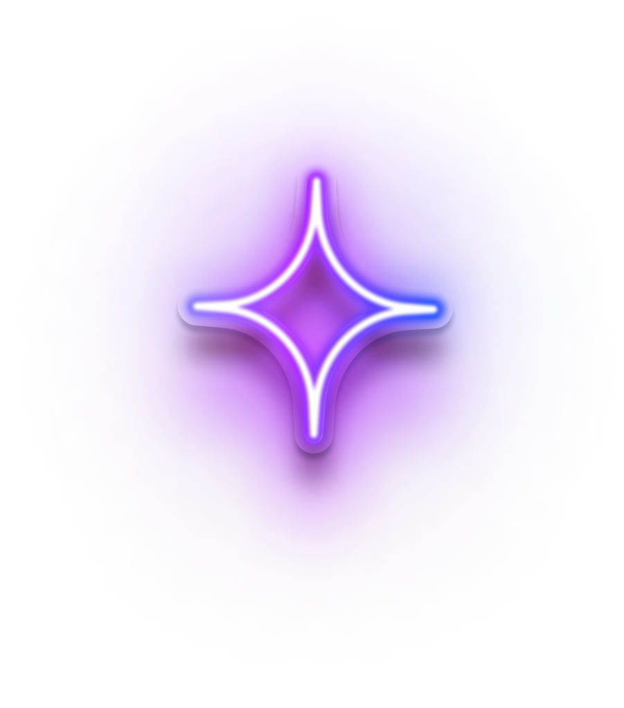 Neon Star Icon